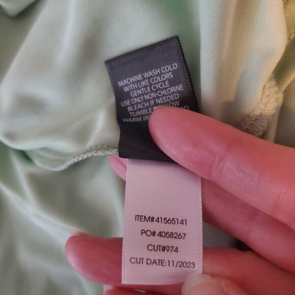 Torrid Green Chiffon Butterfly Print Peasant Midi Dress - Picture 10 of 10